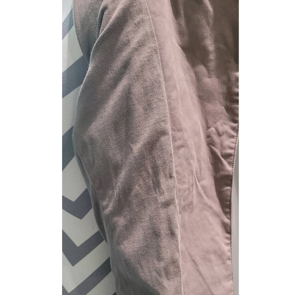 Garnet Hill Moto Jacket Size 6 Army Green - Picture 5 of 7